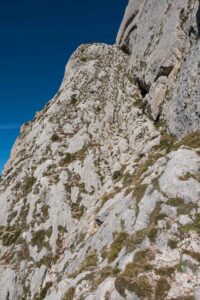 Pedraforca-9 Steep ascent to the limestone mountain