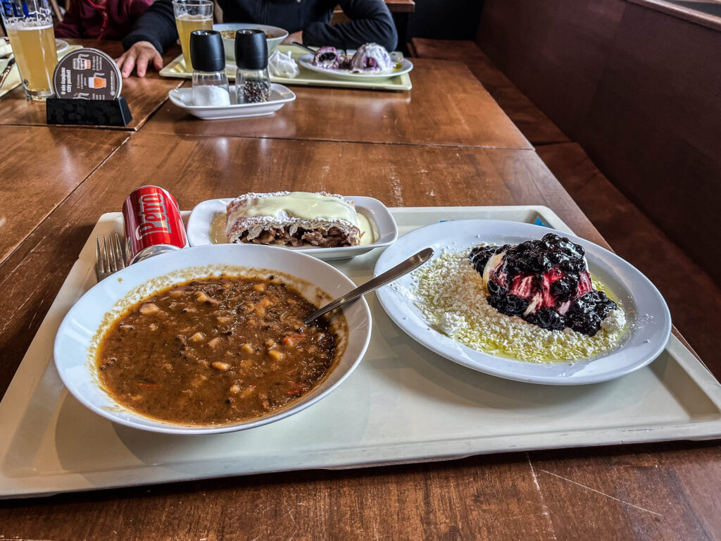 Food in restaurant