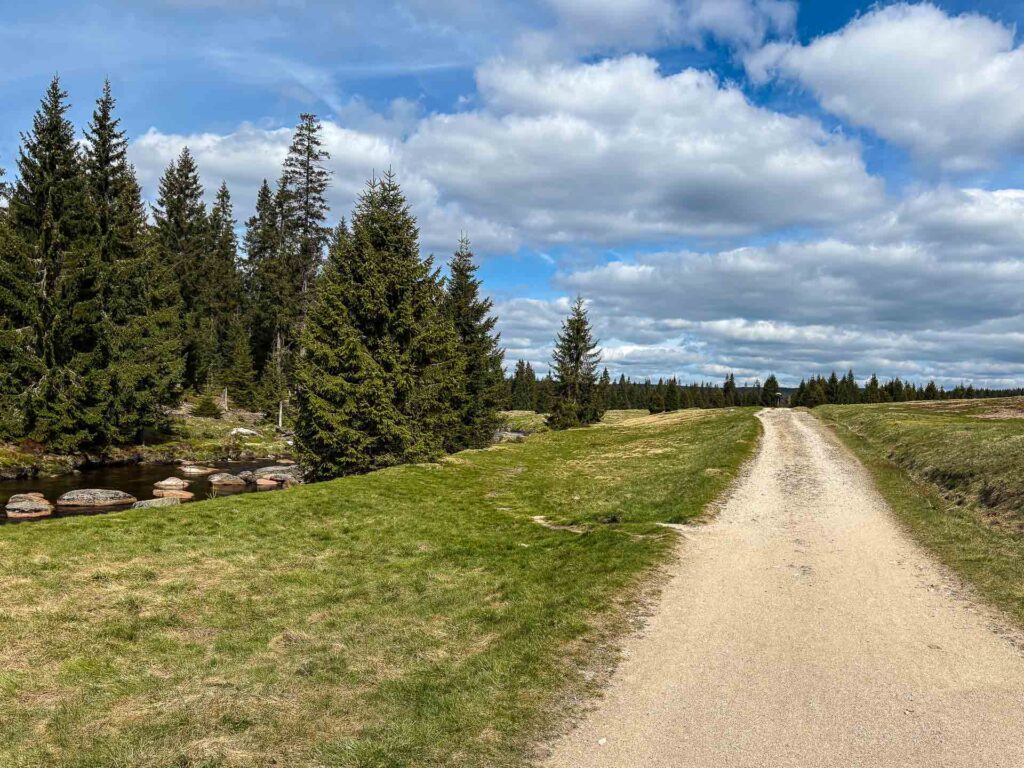 MTB gravel route in Jizera Mountains