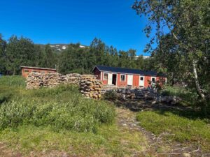 Abiskojaure hut on Kugsleden trail