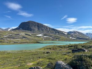 Pristine Tundra in Sweden behind polar circle