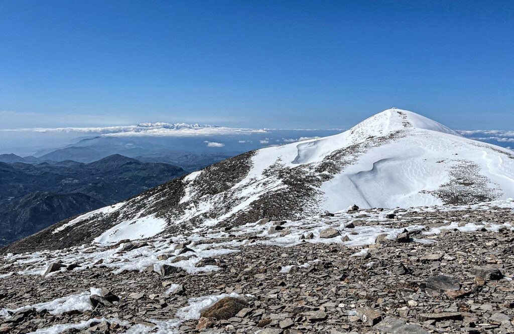 Vrchol nejvyšší hory na Krétě, Psiloritis