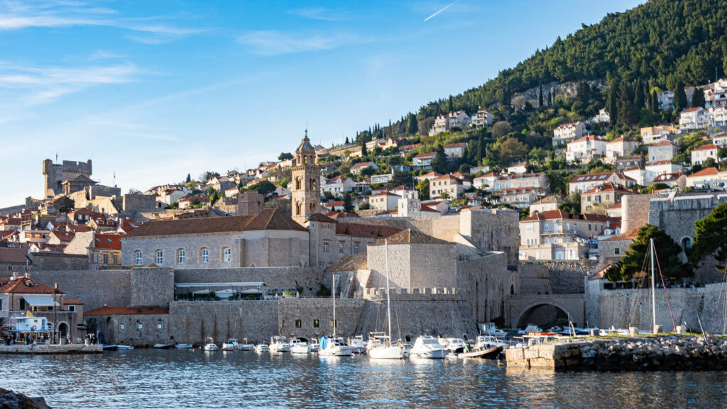 Dubrovník city in Croatia from the sea
