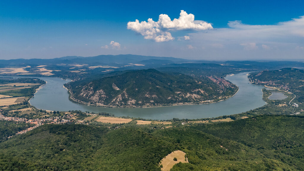 viewpoint Prédikálószék above Donau