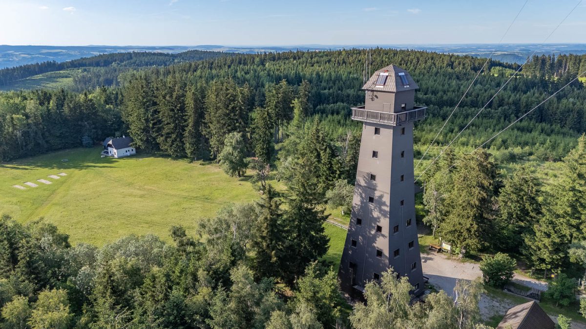 Jauering lookout tower in wachau region
