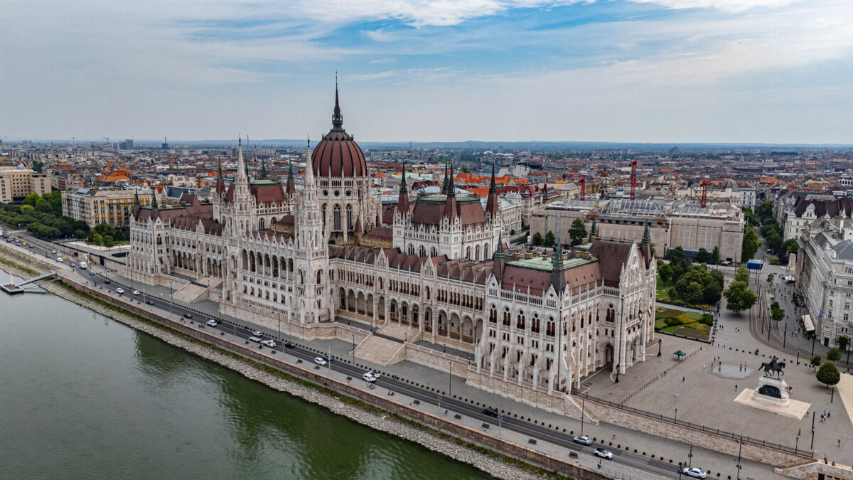 The parliament of Budapest