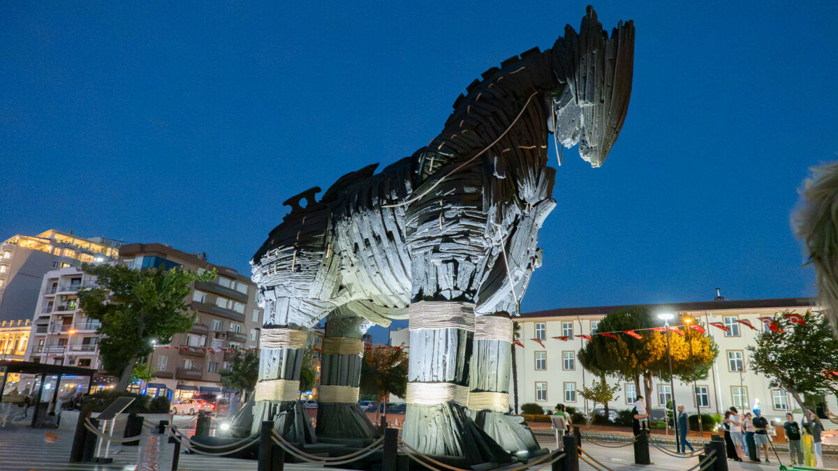 The Toryan horse in Canakkale
