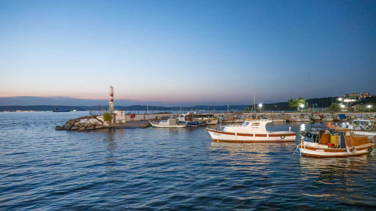 fishing port at Marmara sea