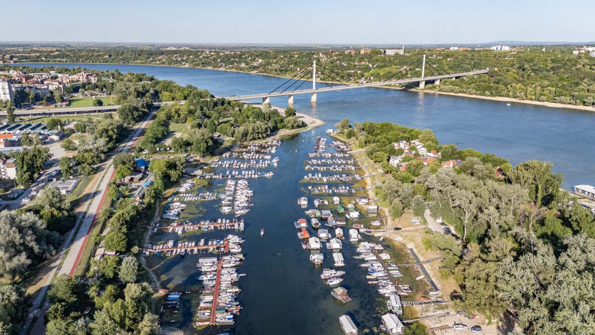Marina in Novi sad and Donau